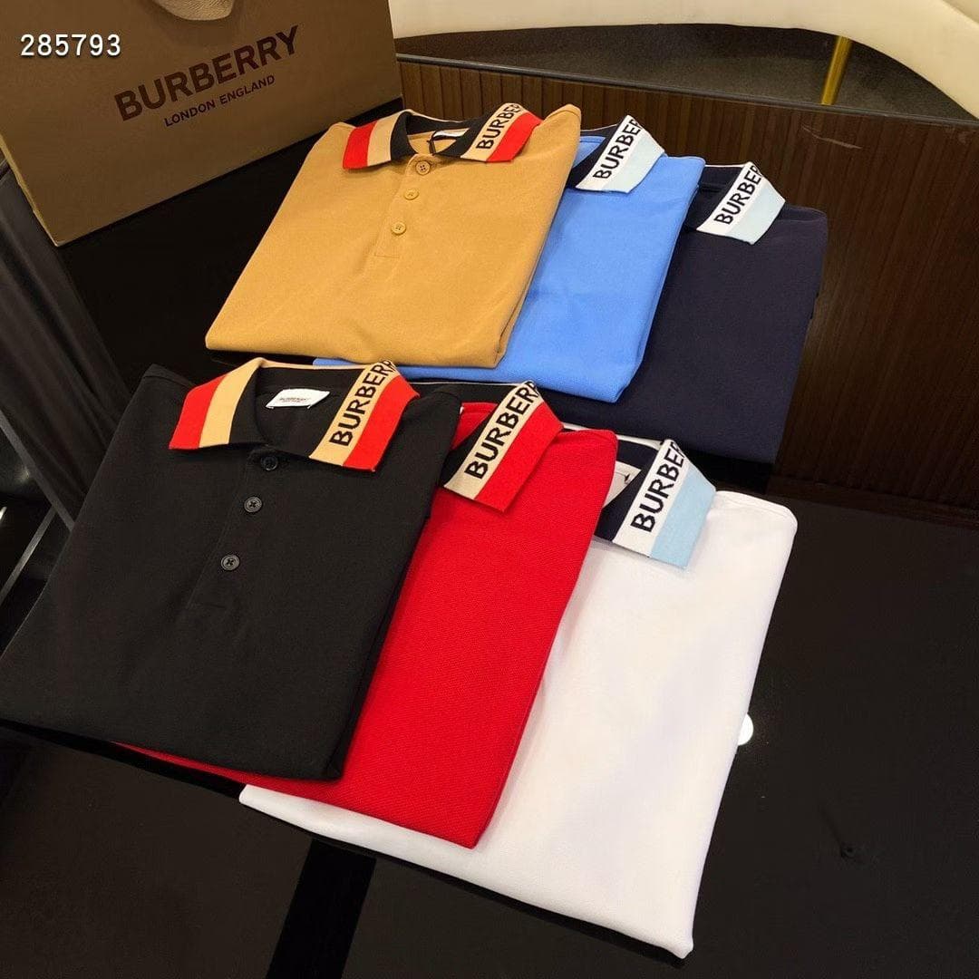 Colorblock Collar Polo Shirt