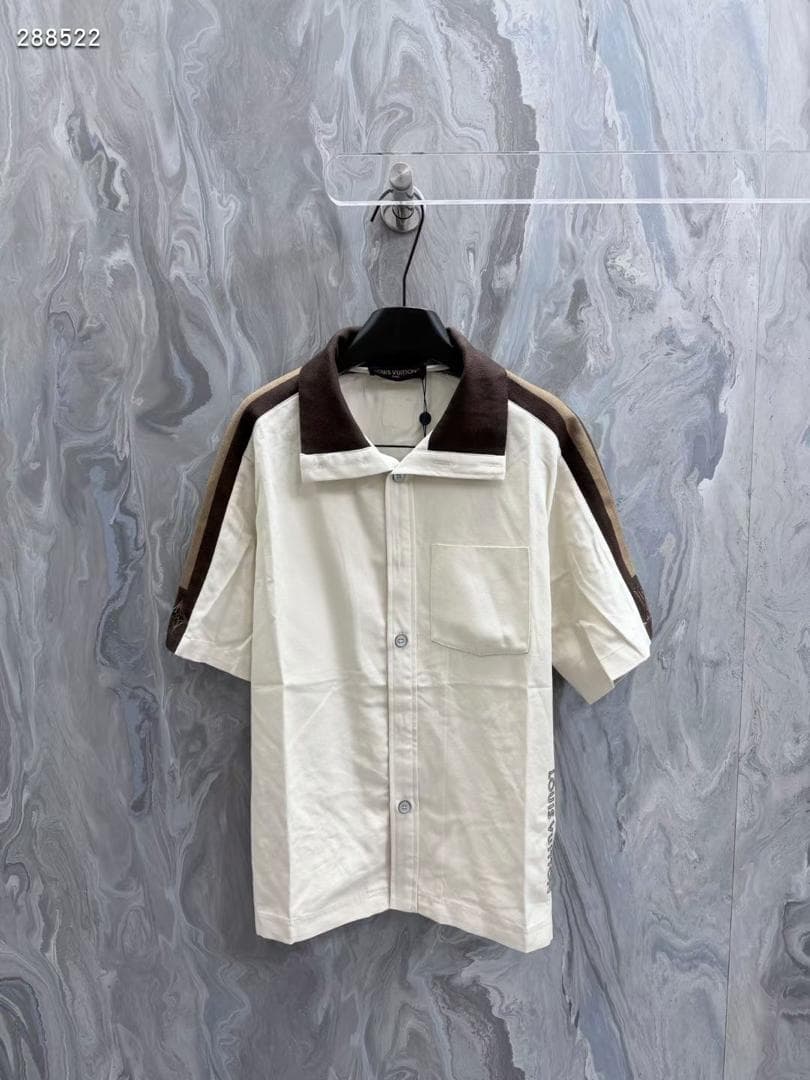 Colorblock Stripe Camp Shirt