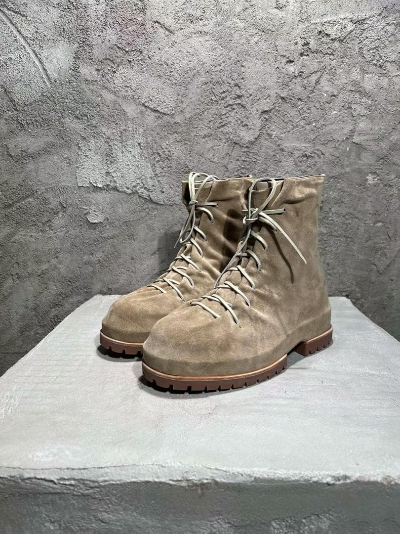 Suede Lace-Up Hiking Boot