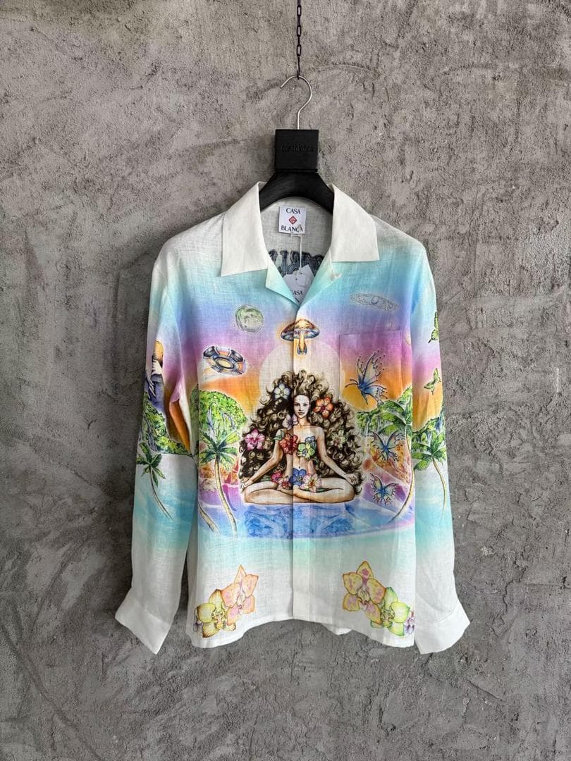 Tropical Graphic-Print Camp Shirt